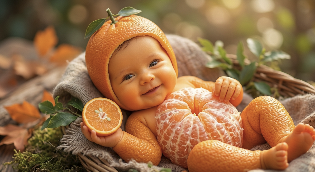 AI Baby Fruit example scene 1