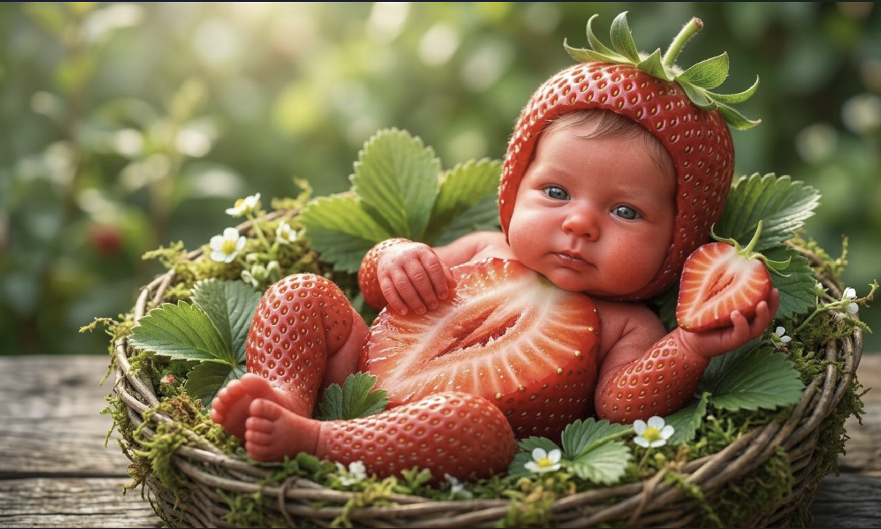 AI Baby Fruit example scene 2